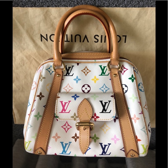 LOUIS VUITTON
White Multicolore Priscilla Bag - Picture 6 of 9
